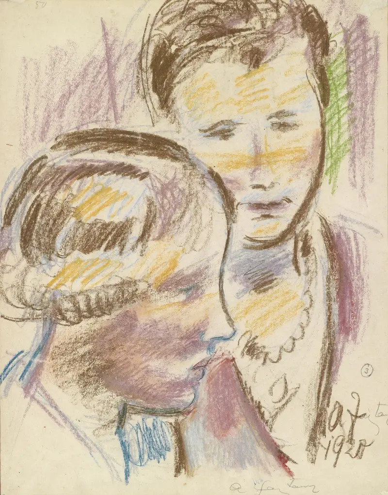 Zwei Frauen von Anton Faistauer