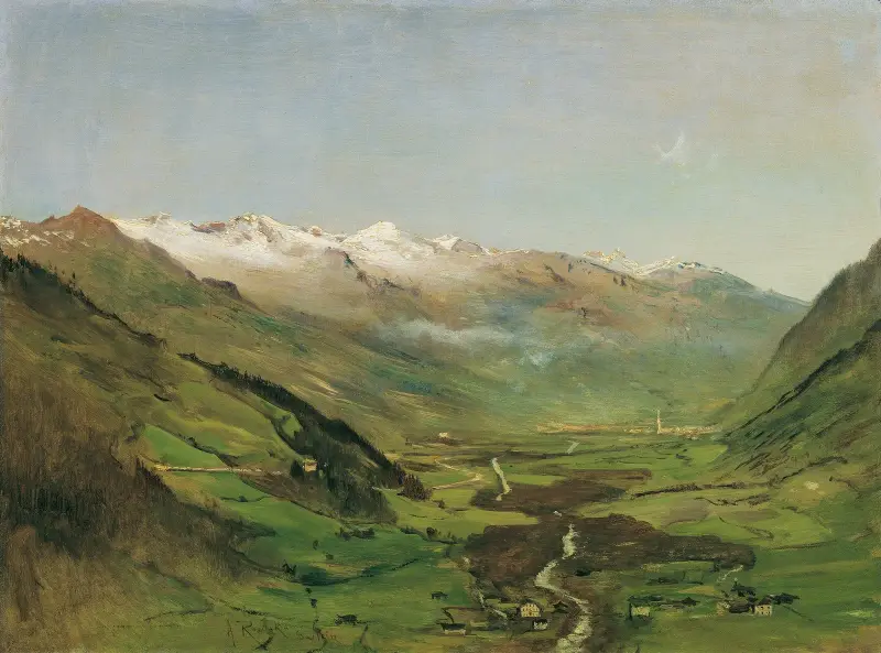 Gasteinerdalen I av Anton Romako
