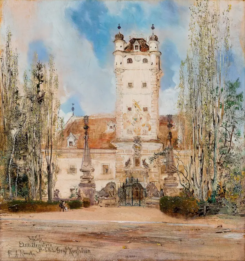Zámek Greillenstein, 1885, Anton Romako