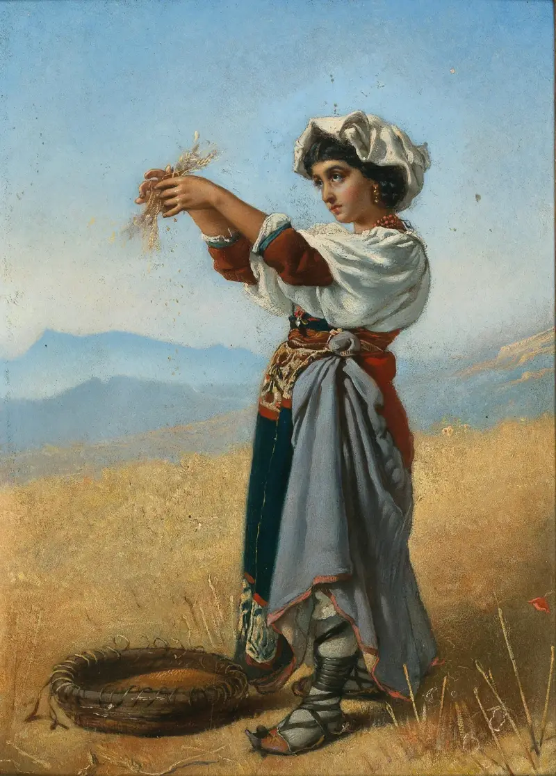 Die Maissammlerin von Anton Romako