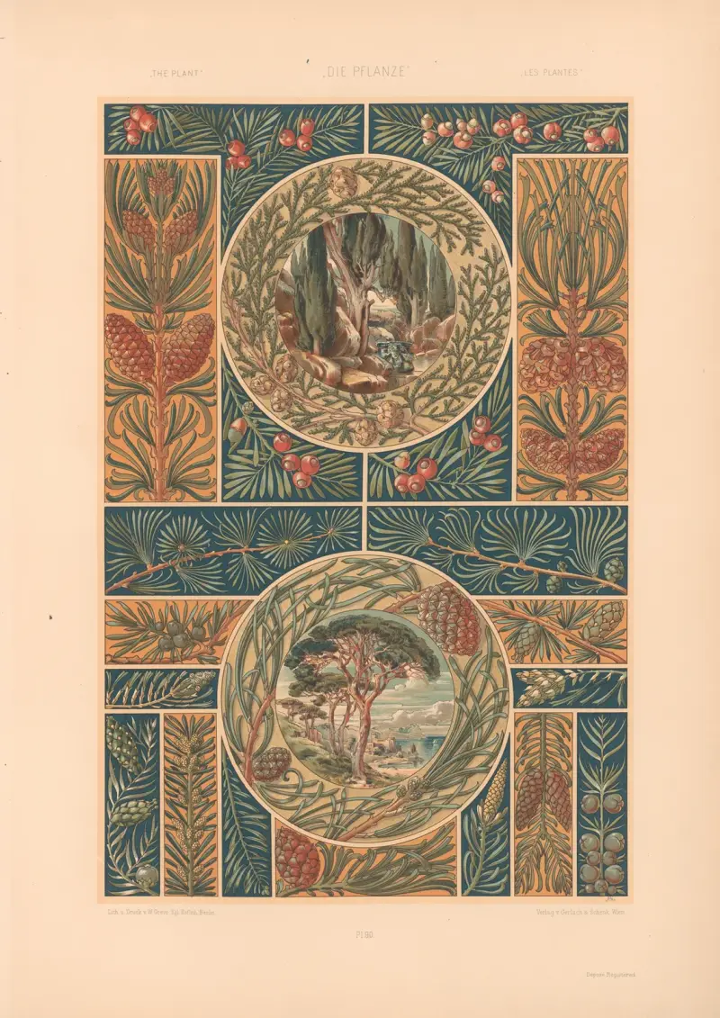 Växten i konst och slöjd (pl. 75) av Anton Seder