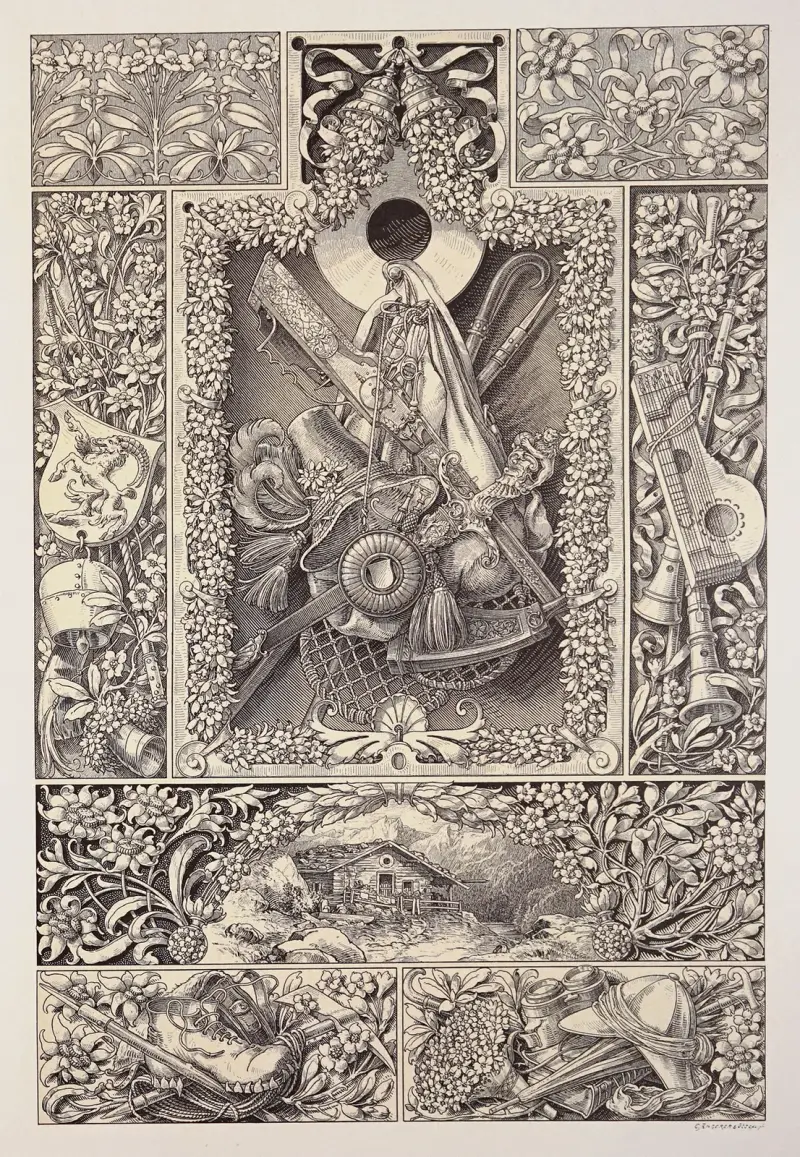 Växten i konst och hantverk pl. 103 av Anton Seder