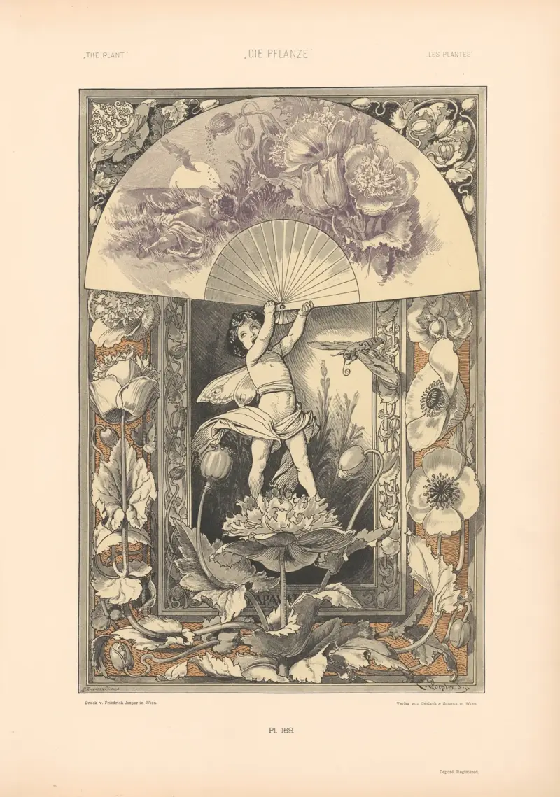 Die Pflanze in Kunst und Gewerbe (The Plant in Art and Industry) Pl.144 av Anton Seder