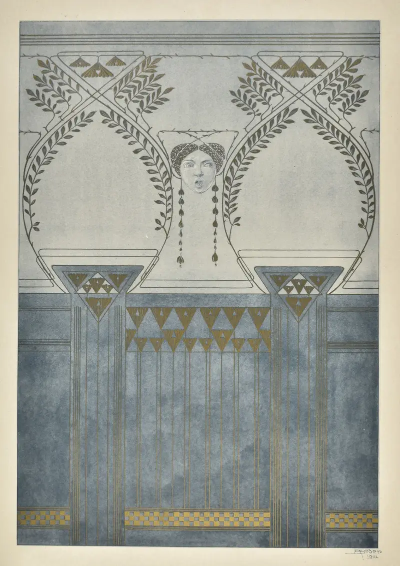 Moderne Malereien Pl.07 av Anton Seder