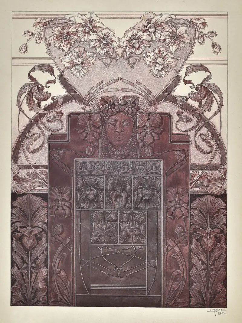 Moderne Malereien Pl.09 av Anton Seder