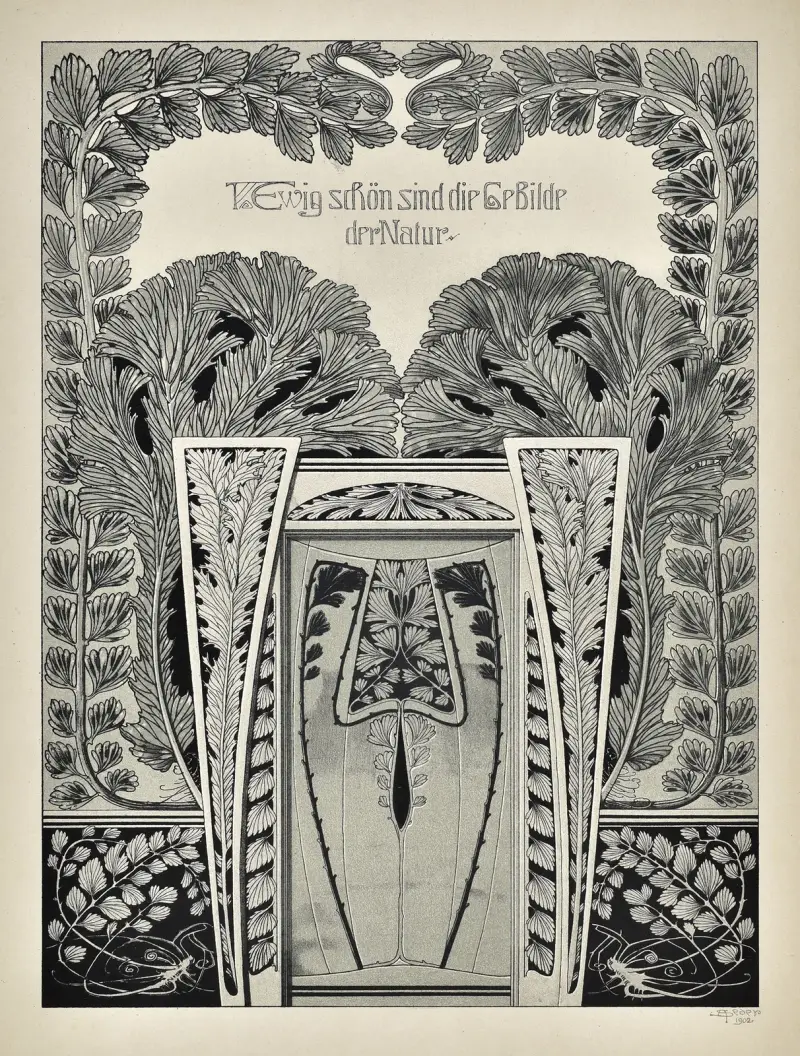 Moderne Malereien Tafel 10 von Anton Seder