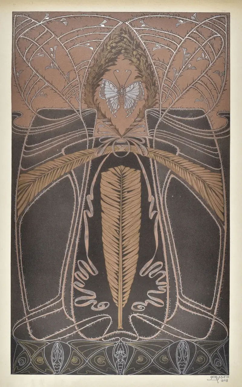 Moderne Malereien Pl.16 von Anton Seder