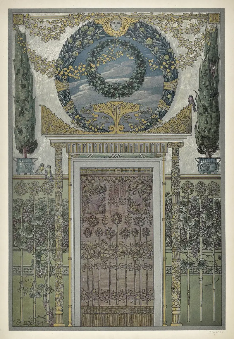 Moderne Malereien Pl. 21 von Anton Seder