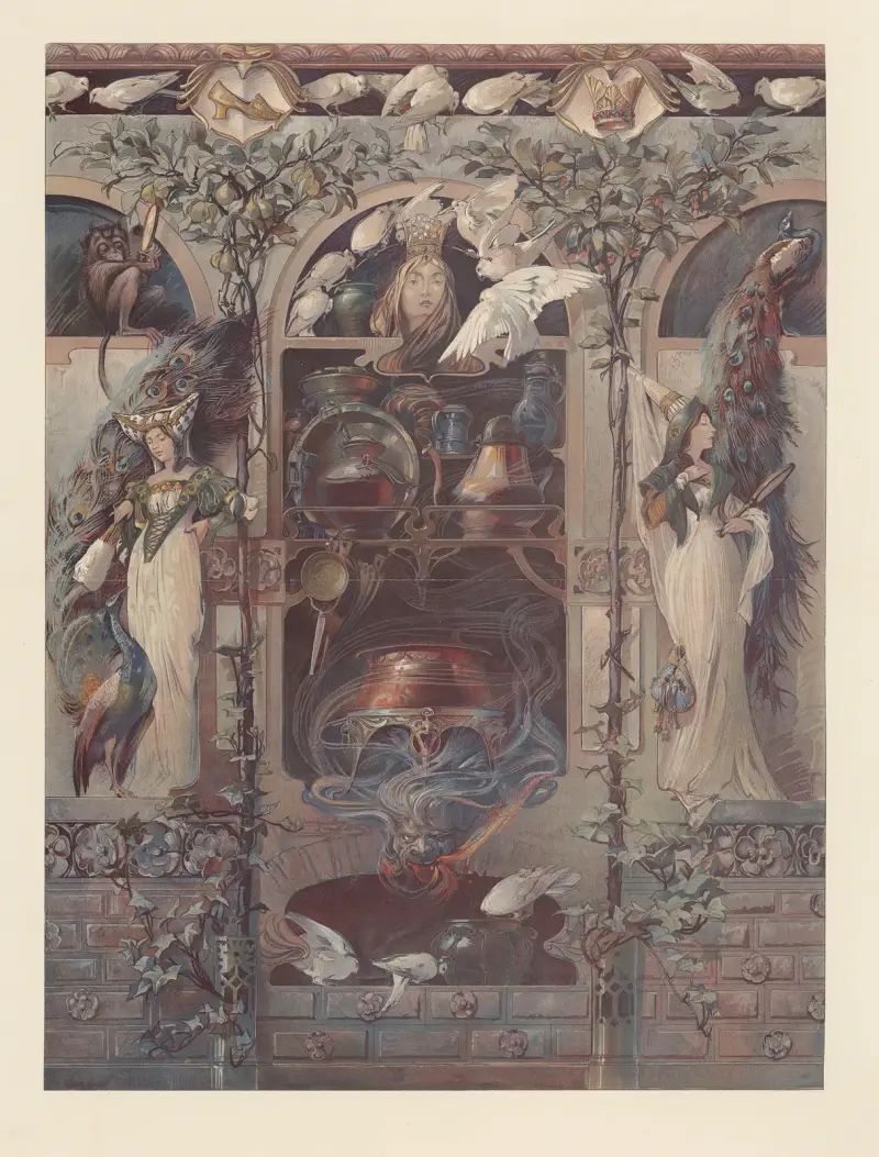 Naturalistische Decorationsmalereien Pl.2 av Anton Seder