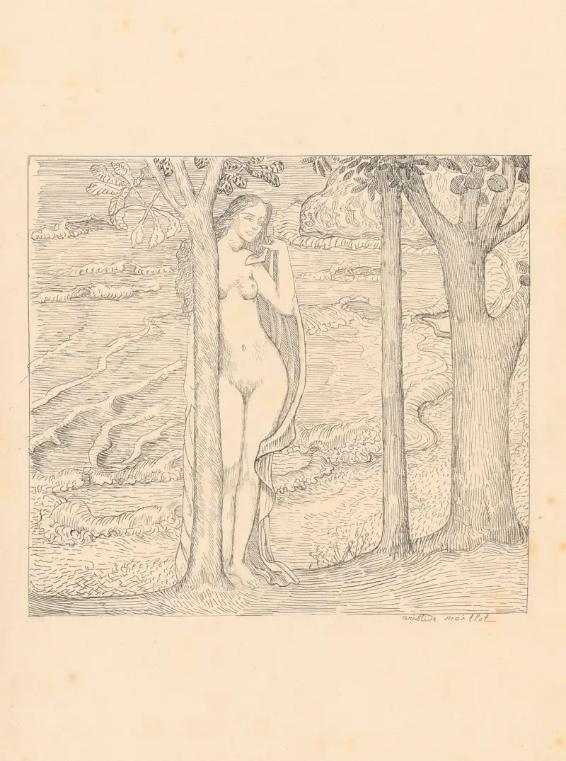 Koupající se žena, Aristide Maillol