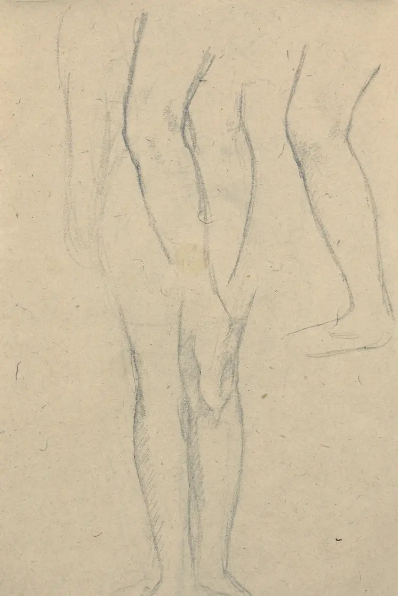 Studier av ben av Aristide Maillol