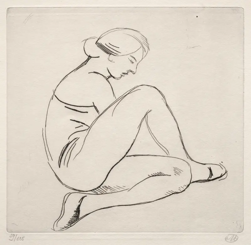 Sittande kvinna av Aristide Maillol