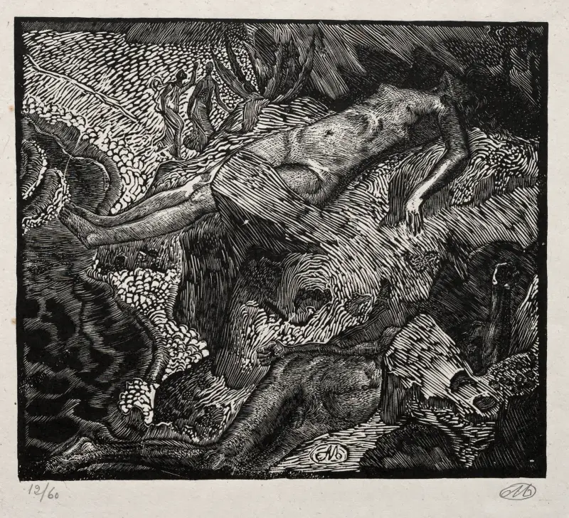 Hero och Leander av Aristide Maillol