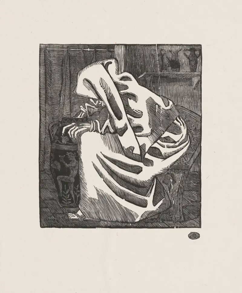 La Vieille à la jarre av Aristide Maillol