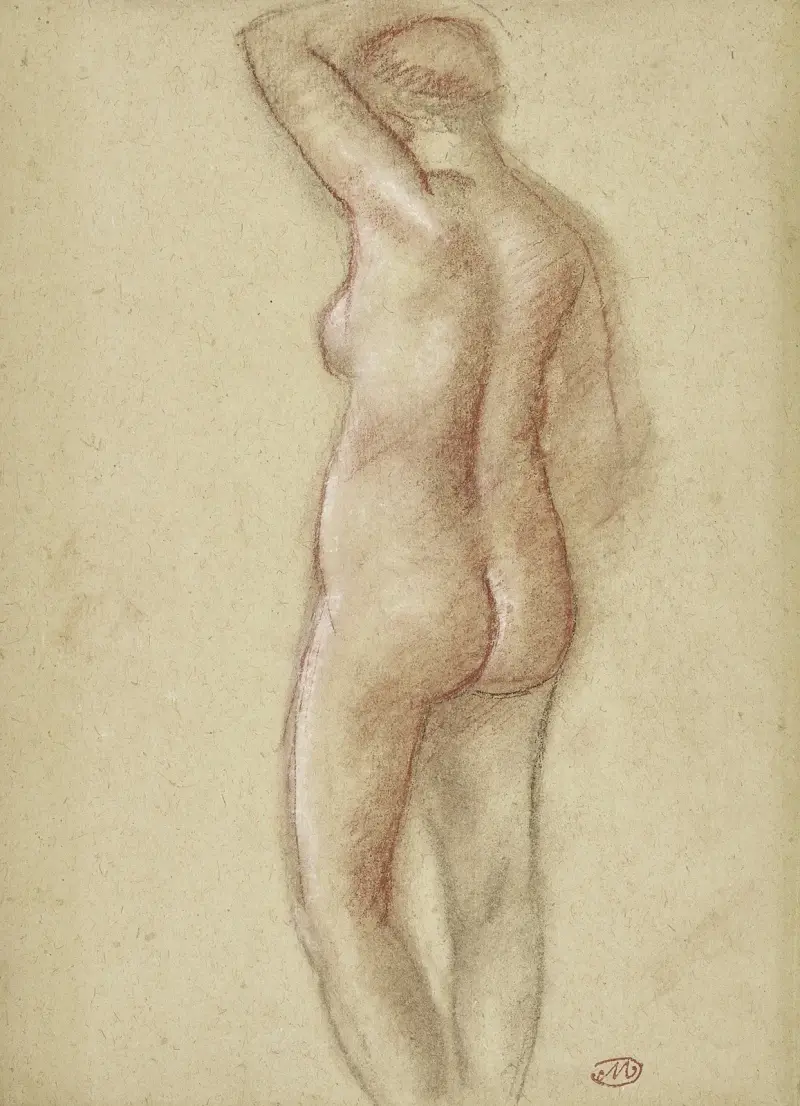 Nu de dos av Aristide Maillol