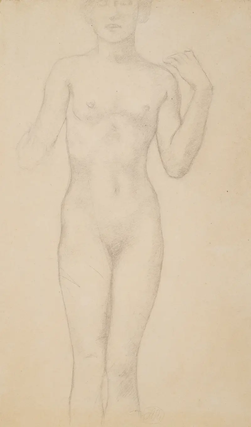 Nu debout de face av Aristide Maillol