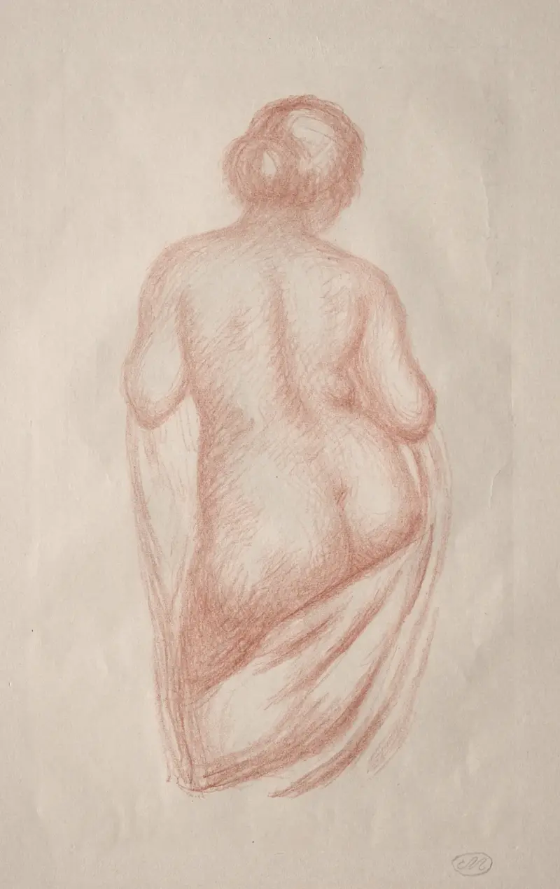 Kvinna sedd bakifrån av Aristide Maillol