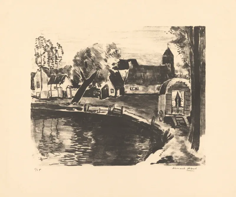 Landschaft bei Eikenvliet von Armand Apol