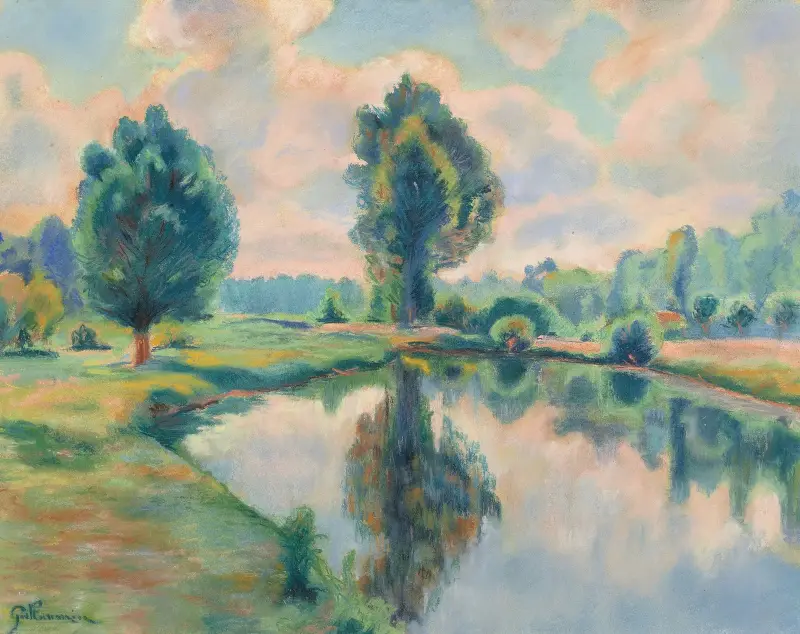 Bord de rivière av Armand Guillaumin