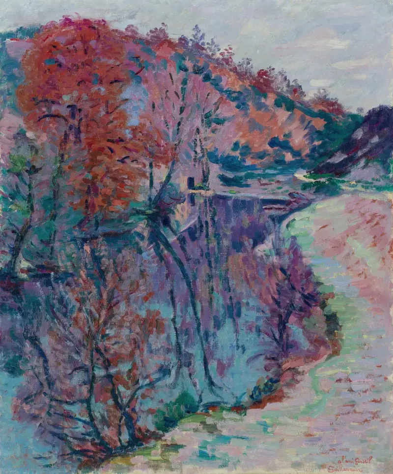 Bords De La Sedelle, Crozant av Armand Guillaumin