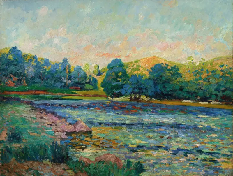 Flodbanker av Armand Guillaumin