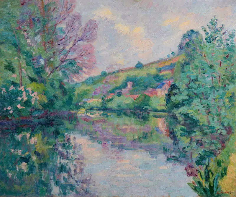 Ufer des Clain von Armand Guillaumin