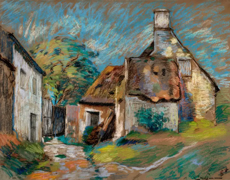 Chaumières von Armand Guillaumin