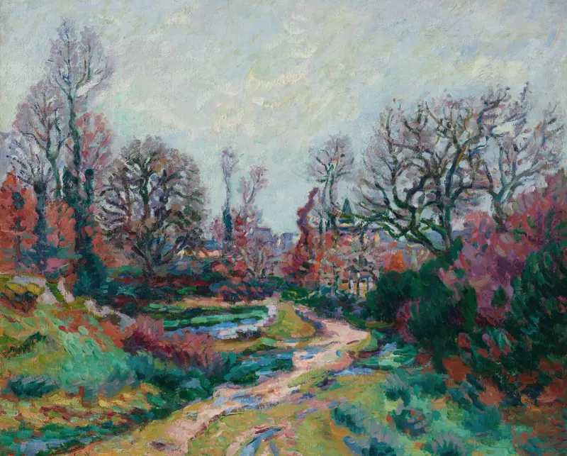 Vägen till vattningsplatsen, efter regnet av Armand Guillaumin