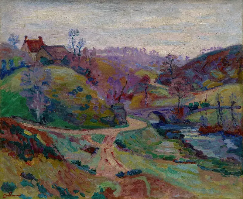 Crozant, Pont Charraud av Armand Guillaumin