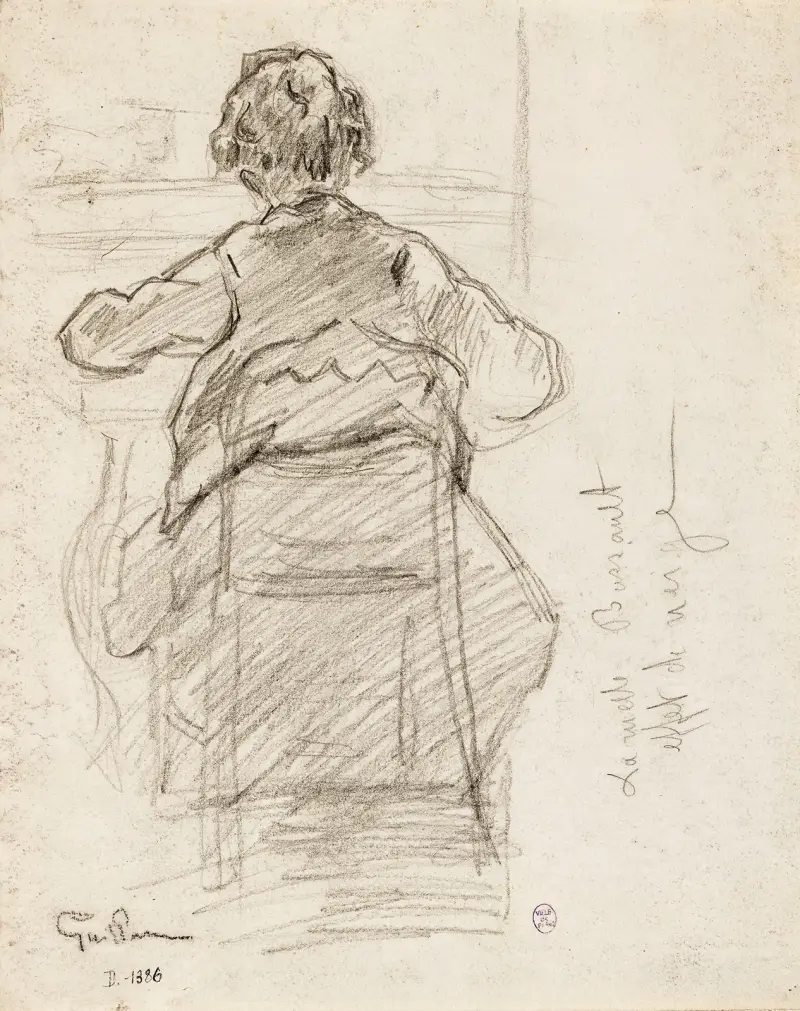 Sittande kvinna av Armand Guillaumin