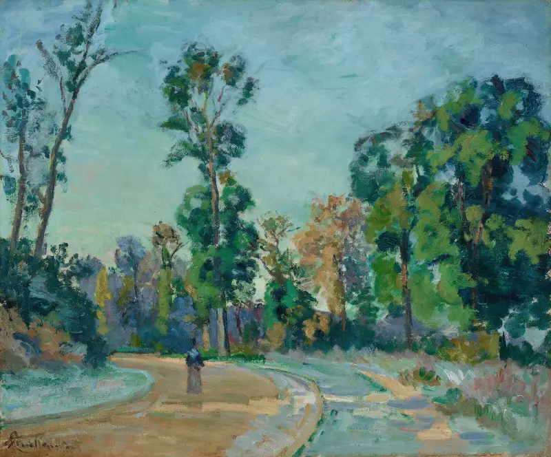 Vit frost i Ile-de-France av Armand Guillaumin