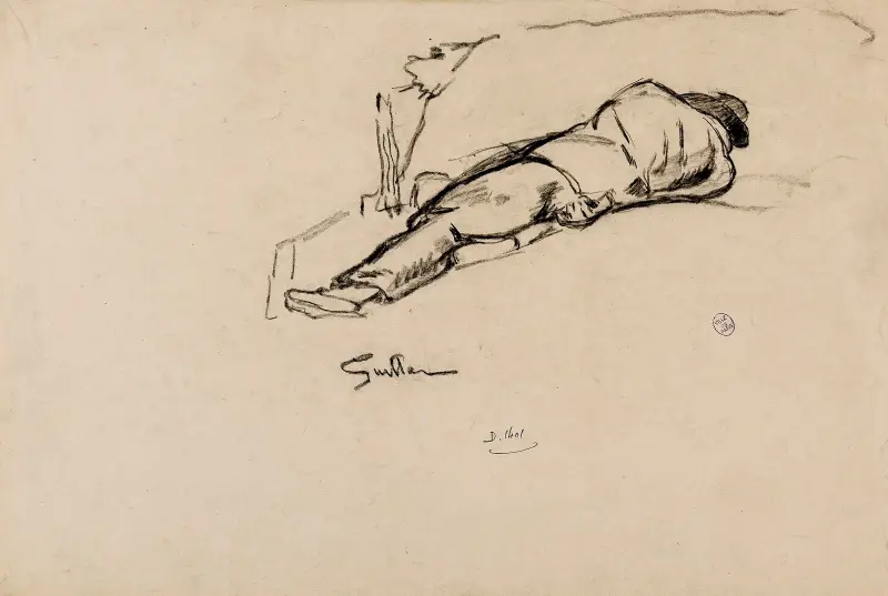 Liggande man av Armand Guillaumin