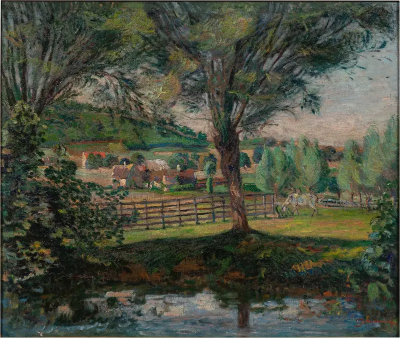 Pilgrodammen, Île-de-France av Armand Guillaumin