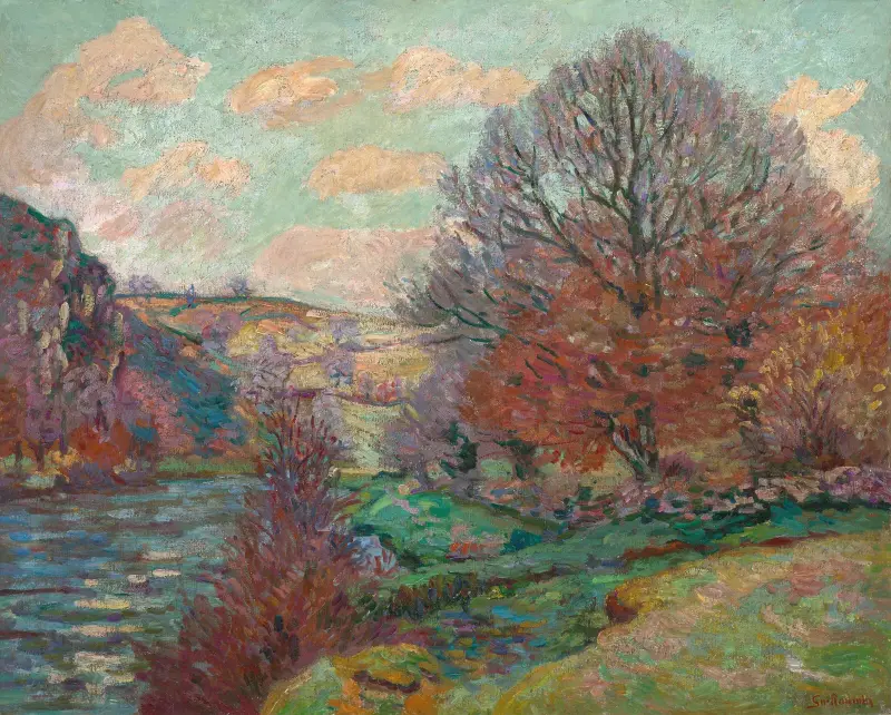 La Roche de l’Écho, Crozant av Armand Guillaumin