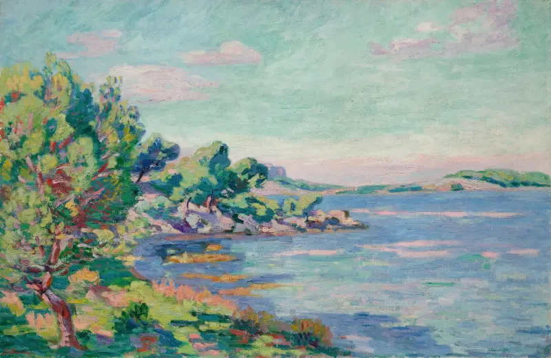 Le Brusc, Chemin de Lougaou, morgon av Armand Guillaumin