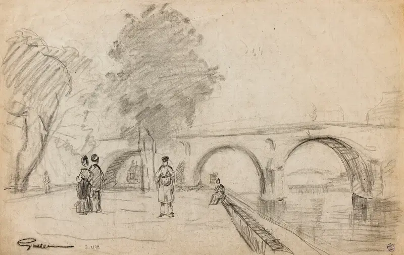 Pont-Mariebron av Armand Guillaumin