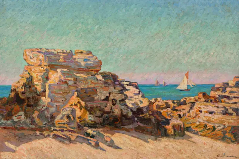 Klippan Platin i Saint-Palais av Armand Guillaumin