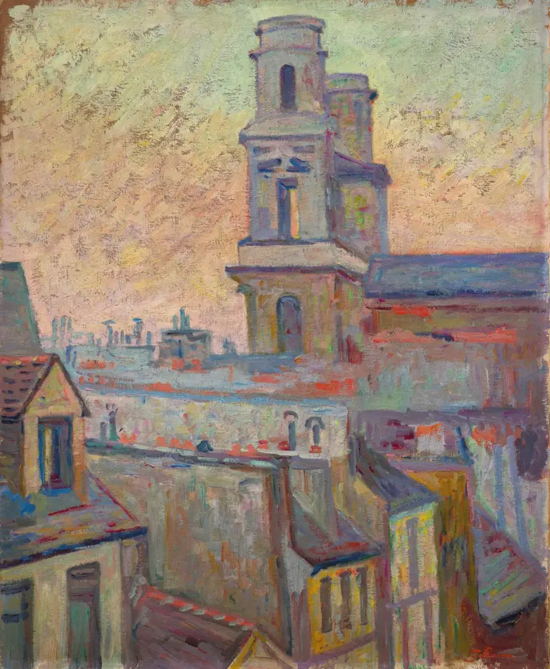 Église Saint-Sulpice, Paris av Armand Guillaumin