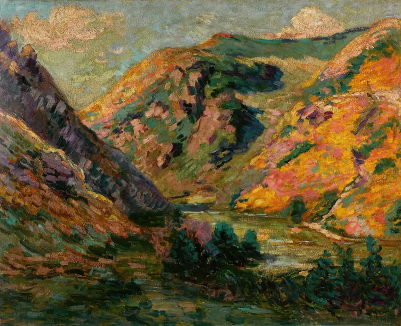 Les Carolles, Vallée de la Lude av Armand Guillaumin