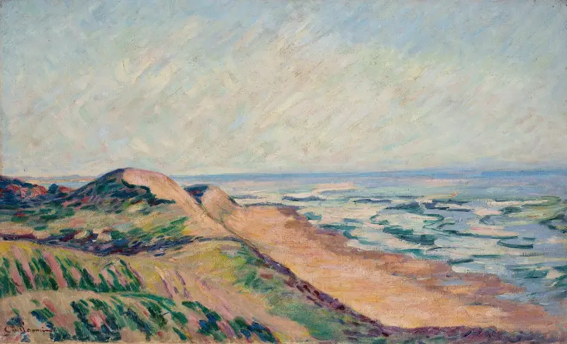 Dynerna på Île de Ré av Armand Guillaumin