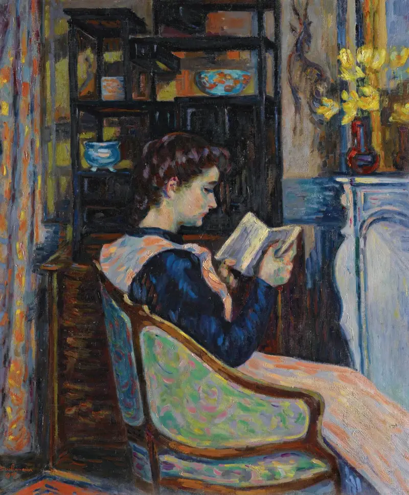 Mademoiselle Guillaumin läsande av Armand Guillaumin
