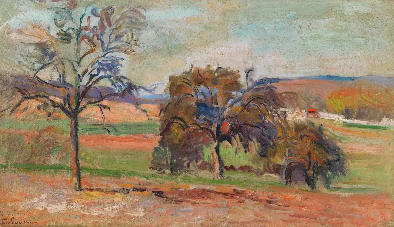 Skogslandskap av Armand Guillaumin