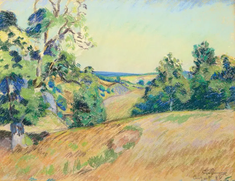 Landskap från Crozant av Armand Guillaumin