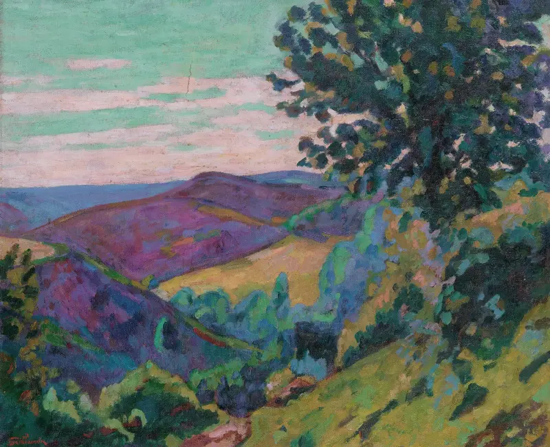 Landskap från Crozant av Armand Guillaumin