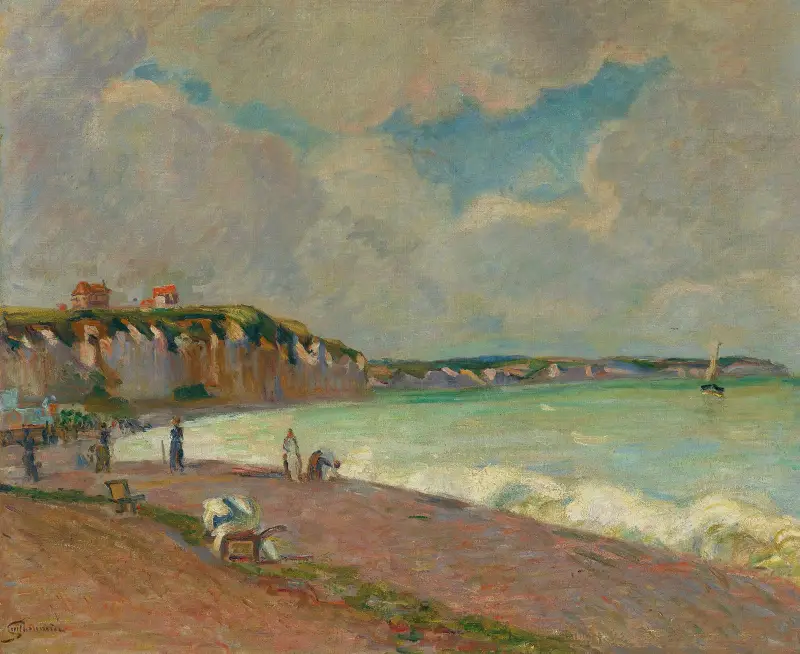 Landskap från Manche av Armand Guillaumin