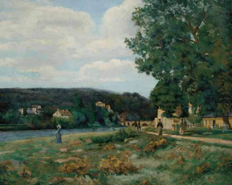 Paysage de l’Ile-de-France av Armand Guillaumin