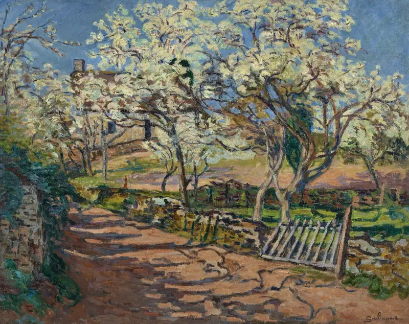 Vårlandskap av Armand Guillaumin