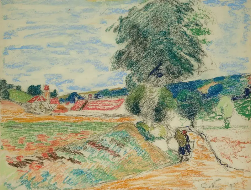 Landskap från Île-de-France av Armand Guillaumin