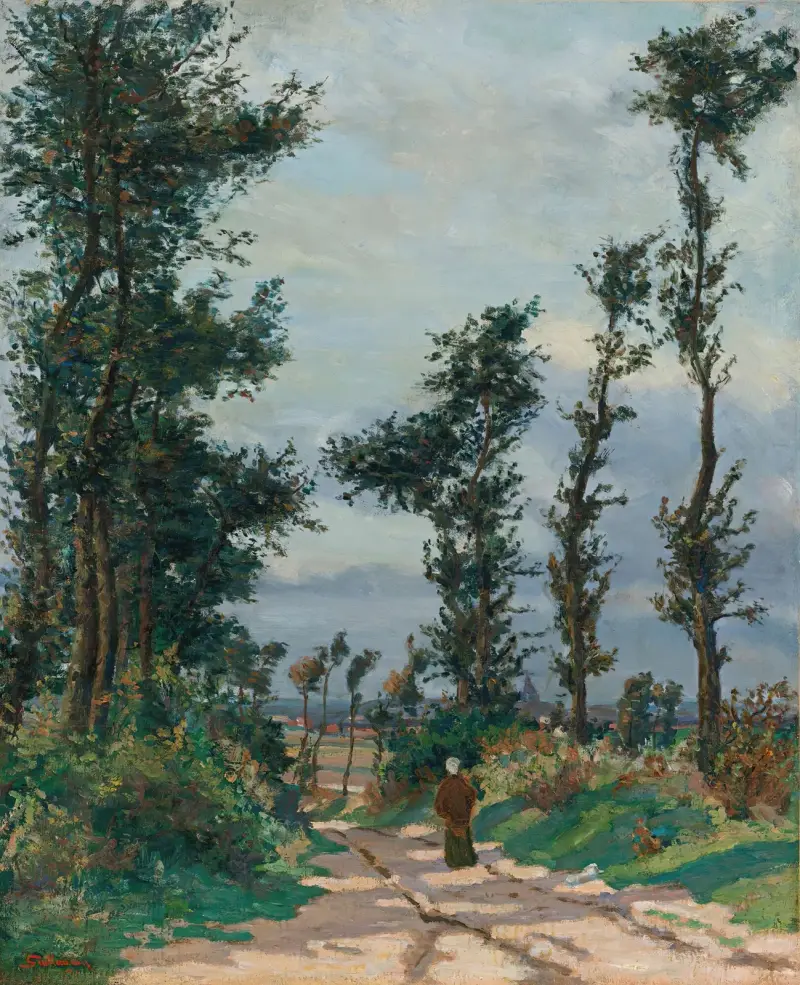 Landskap från Île-de-France av Armand Guillaumin