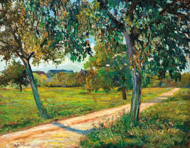 Landschaft in der Île-de-France, 1873 von Armand Guillaumin